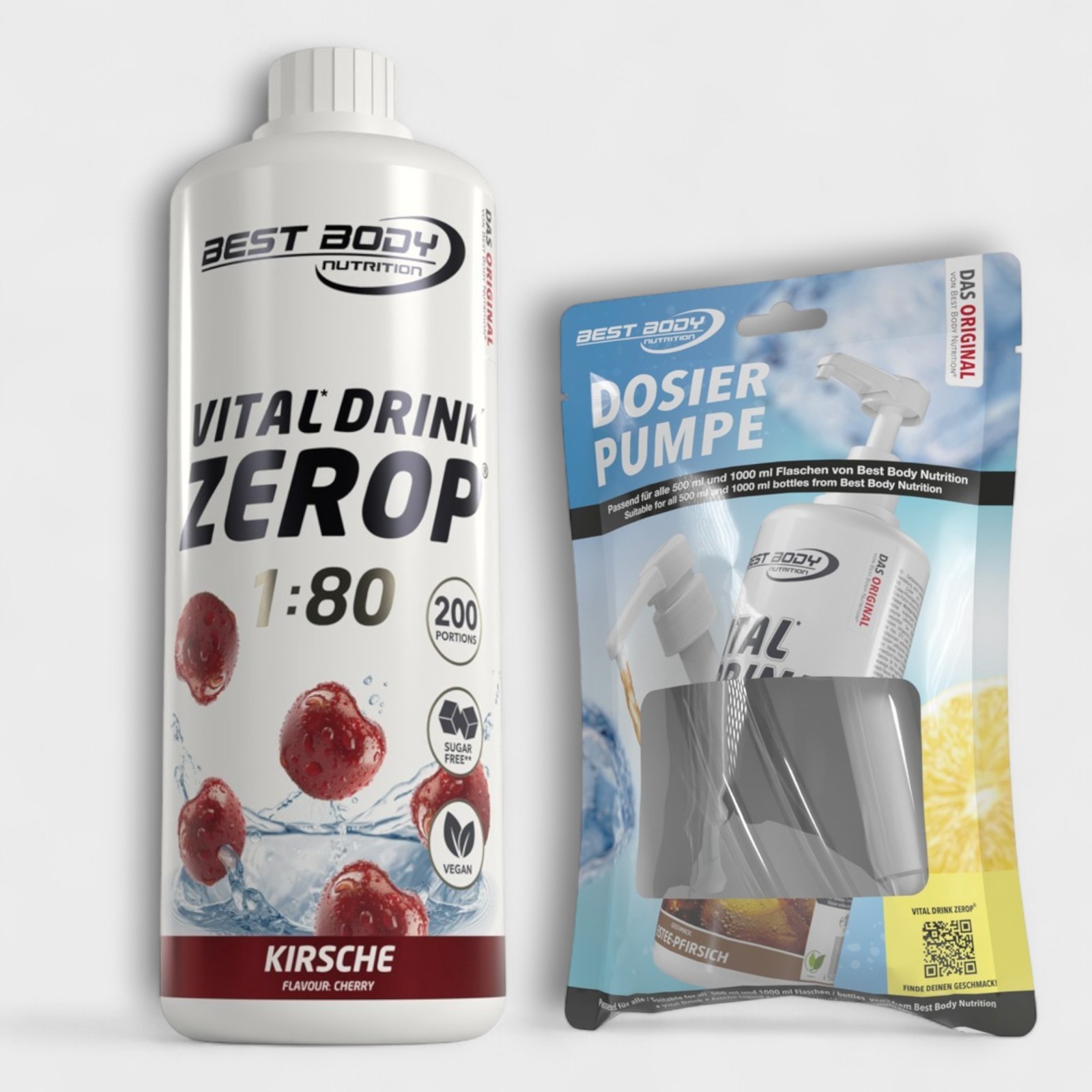 Best Body Nutrition Low Carb Vital Drink (1000Ml), Bestbody - Geschmack: Kirsche - Bild 3