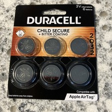6 Duracell Genuine Fresh CR2032 2032 3V Lithium Coin Cell Batteries Exp 02/34