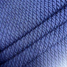 Double Knit Poly Jacquard Braids Accent  Navy...