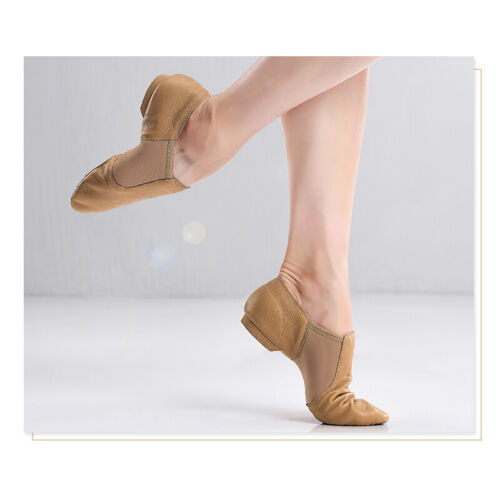 Jazz Shoe Slip On Modern Dance for Child and Adult,Split Sole,Quality Assured AU - Picture 3 of 11