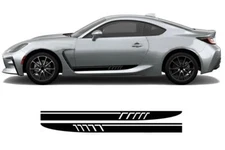 2 PCS Graphic Car Door Side Skirt Sticker for Toyota GR86 Racing Sport Decals