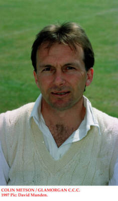 Colin Metson Glamorgan CCC Old Player Cricket Photo 1