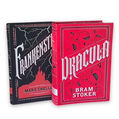 2 BOOKS SET: DRACULA by Bram Stoker FRANKENSTEIN by Mary Shelley