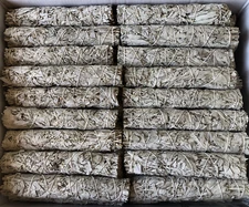 Wholesale California White Sage Smudge Sticks 9” Long 130 packs/box Free Ship