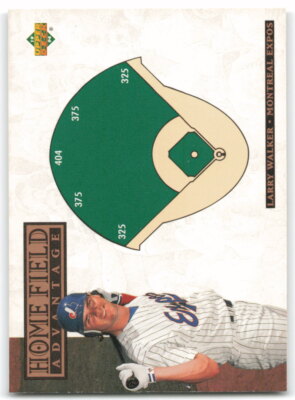 1994 Upper Deck #274 Larry Walker Electric Diamond HFA Montreal Expos B3X