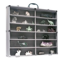 SAFE Vetrinetta MAXI per minerali, cristalli, fossili