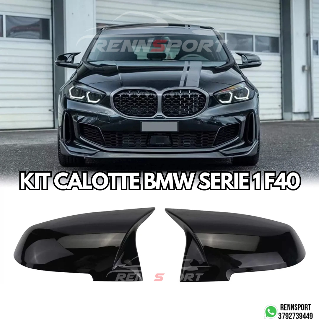 2 Calotte Coprispecchietti Laterali Per Tesla Model Y 2020-2023 - Nero Lucido - ABS Resistente - Installazione A Scatto - 2