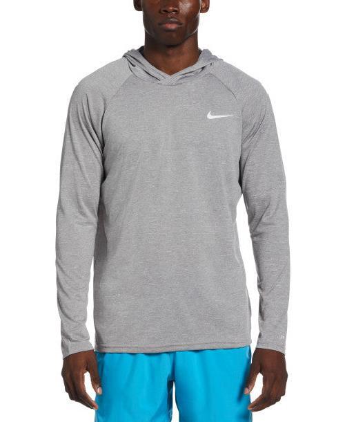 Nike Swim Men's Long Sleeve Hooded Hydroguard Swim Shirt
