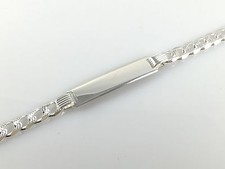925 Sterling Silver Solid Genuine Baby Curb ID Bracelet 5.5" Personalised New