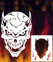 Skull 12 Airbrush Stencil Spray Vision Template Air Brush Skull 12 Airbrush Stencil Spray Vision Template Air Brush