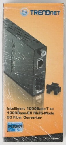 New/Sealed: TRENDnet TFC-1000MSC Gigabit Fiber Converter - Picture 2 of 6