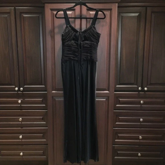 Vestido Phoebe Couture Negro Seda, Talla 4 - Buen Estado Foto 3 de 4