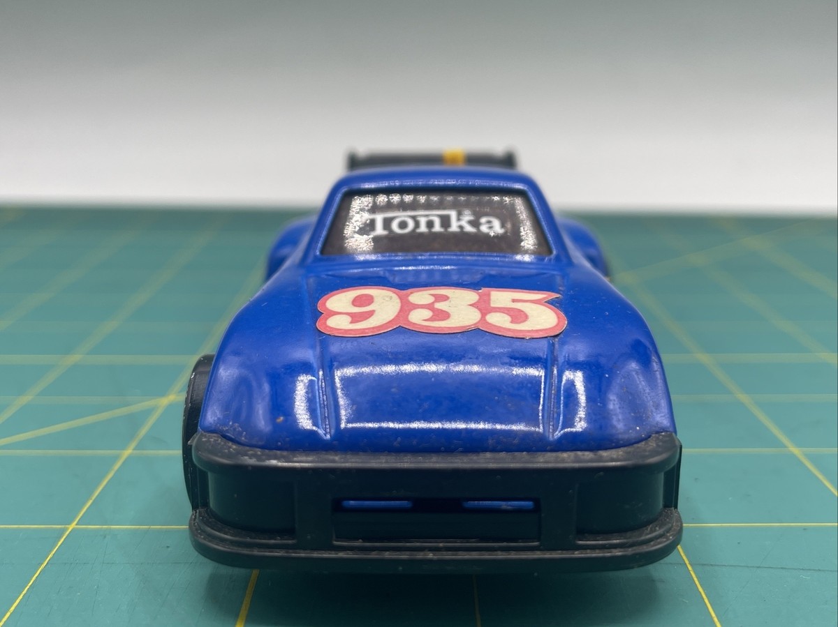 Vintage 1980's Porsche 935 Tonka Clutch Popper Car Blue Japan