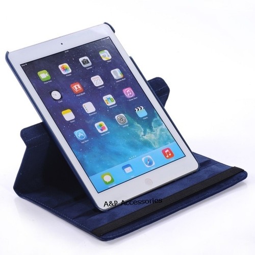 360 Rotating PU Leather Case Cover For Apple IPad Air 1st Gen IPad Mini 1 2 3 - Picture 8 of 24