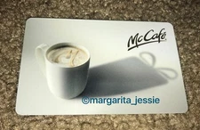 MCDONALD'S McCAFE LATTE ARCH GIFT CARD 2013 CANADA
