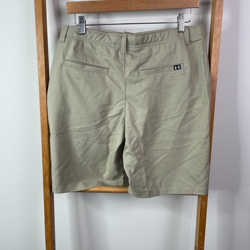 Under Armour Shorts Youth Extra Large Green Khaki Chino Flat Front Outdoor - Picture 5 of 12