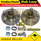 <!--F#f_0-->Trailer Hub Ford 5 Stud pattern lazy hub with LM Bearings Kit complete / Pair <!--F/-->