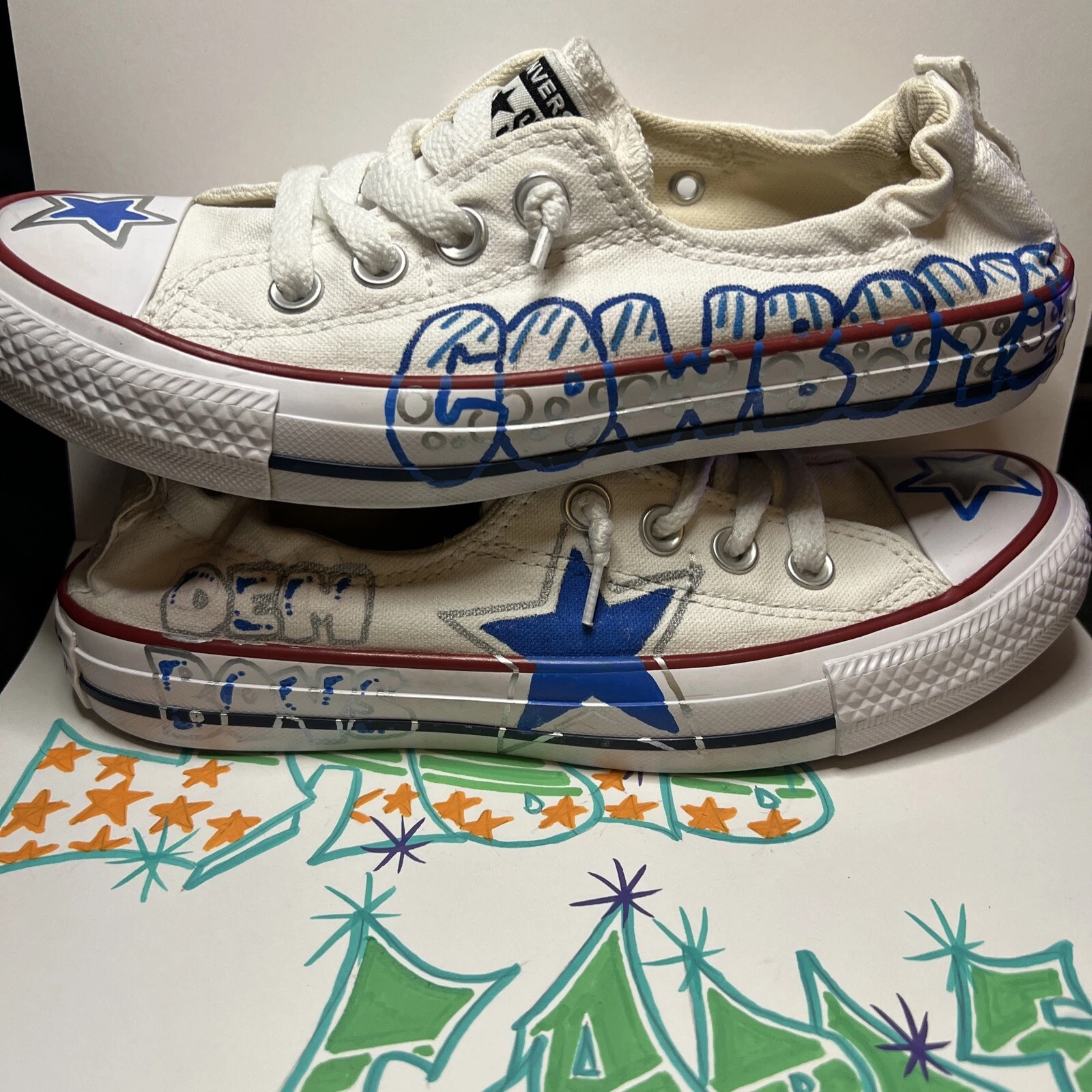 Slip basso donna Converse Chuck Taylor All Star Shoreline in maglia taglia 6 5