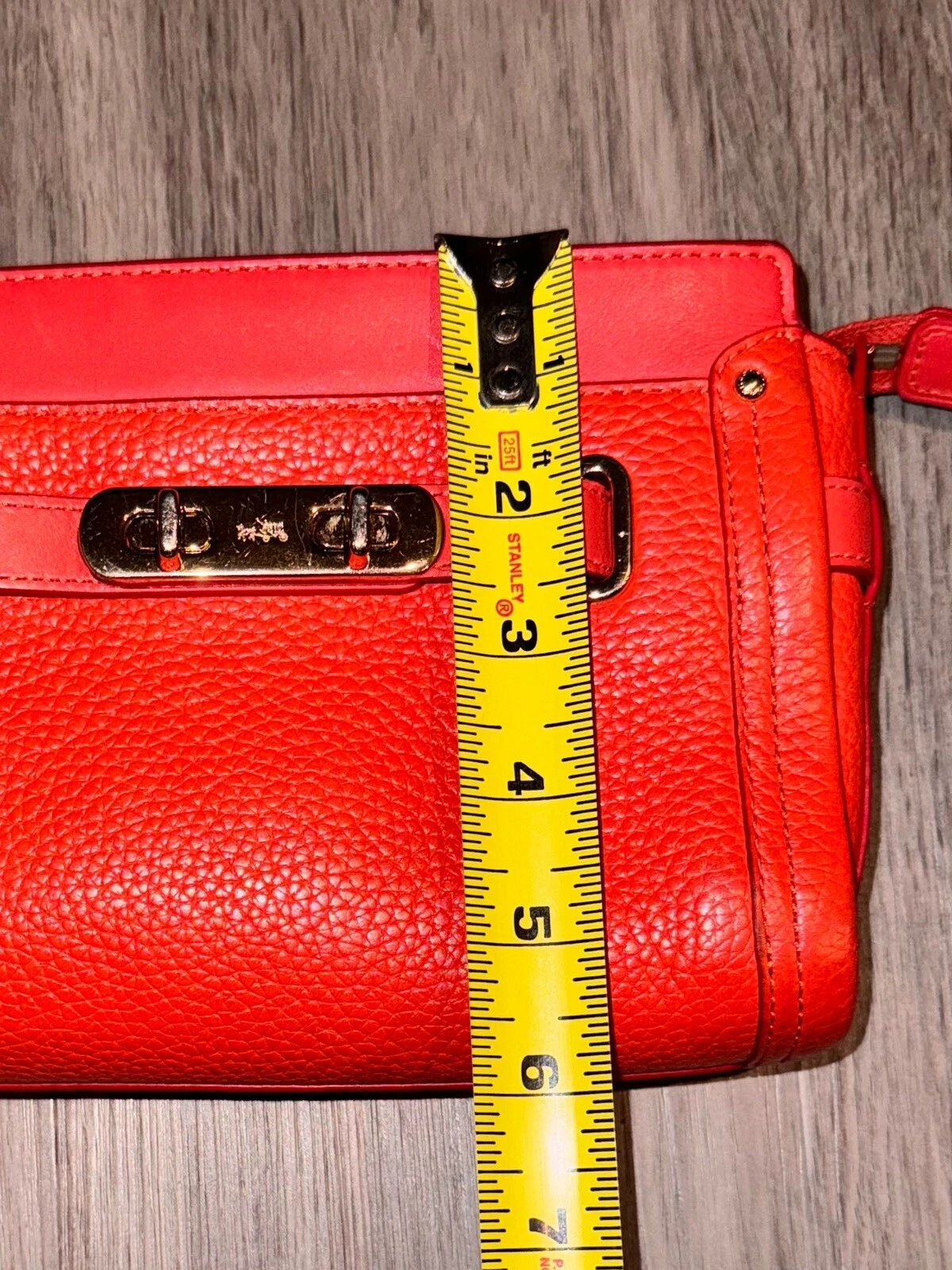 COACH Swagger 53032 Borsa a tracolla Polso in pelle ciottolata