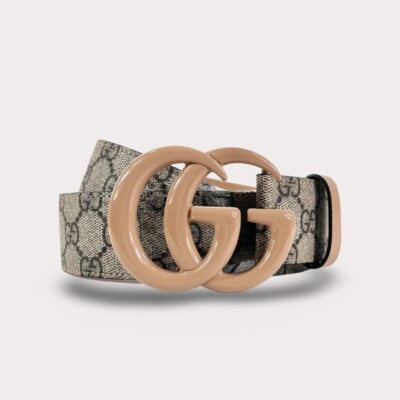 Gucci GG Marmont Monogram Belt Beige 95 38 | eBay display picture 2