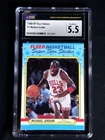 MICHAEL JORDAN 1988-89 FLEER STICKER CSG GRADED 5.5 EXCELLENT+ CARD #7 BULLS HOF