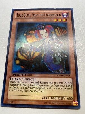 Yu-Gi-Oh! Tour Guide From The Underworld Super Rare Limited CT09-EN013 ...