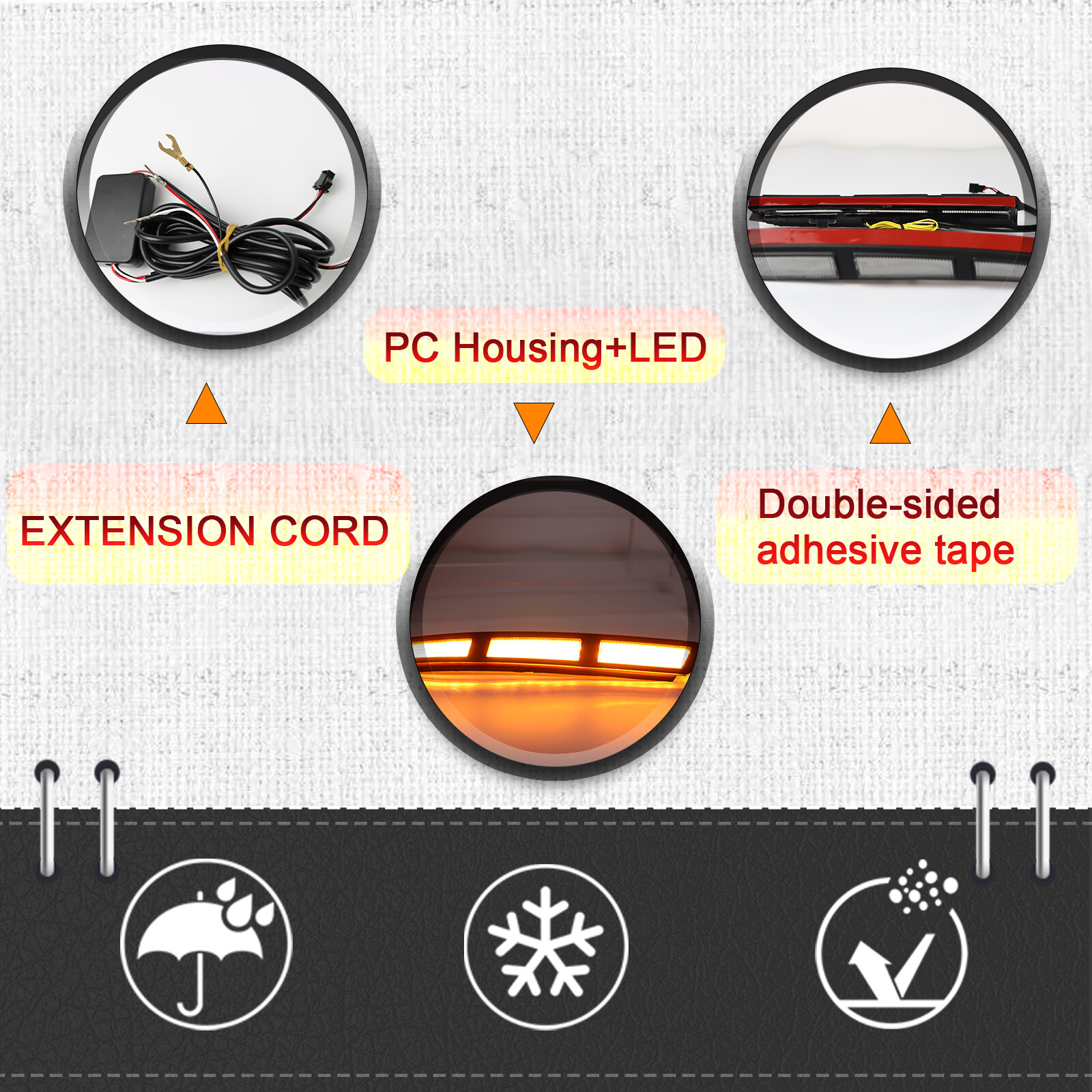 LED Daytime Running Light Turn Signal Fog Lamps DRL for Hyundai Tucson 2022-2024