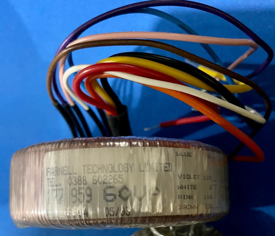 Toroidal Transformer - 60VA, 2x25V - Image 2 of 2