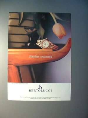 1994 Bertolucci Watch Ad - Timeless Seduction!