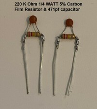 Guitar Volume Mod Treble Bleed Kit NEW Set of 2