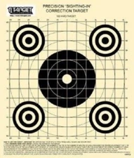 KWPCS 100 Yd Rifle Sighting-In black on target paper with 1" Grid (50 Targets)