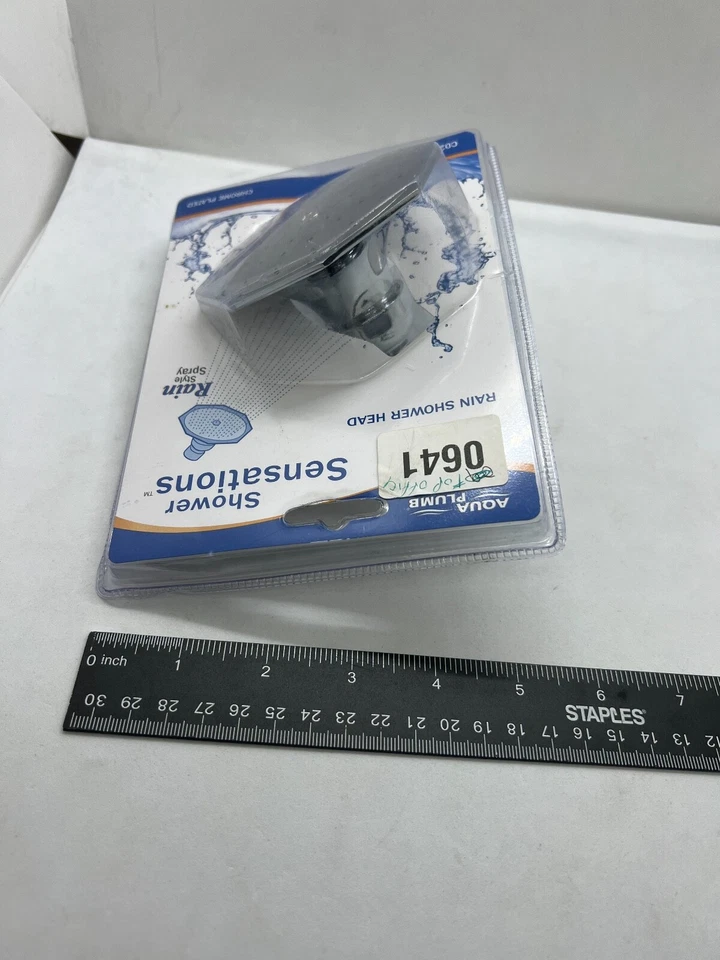 Головка для душа AQUA Plumb Shower Sensations хромированная модель C0208 - Изображение 3 из 4