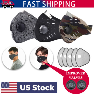 Activated Carbon Sport Mask-Breathable for Running&Gym Anti-Dust&Odor Protection