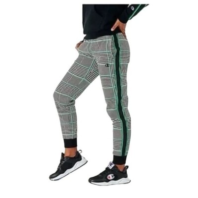 Plaid Champion Life Men's Reverse Weave Pants With Pockets