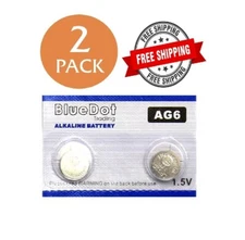 2 Pack *2029* LR69 AG6 Battery LR920H SR920W 370 371A G6 SR69 BUTTON CELL WATCH
