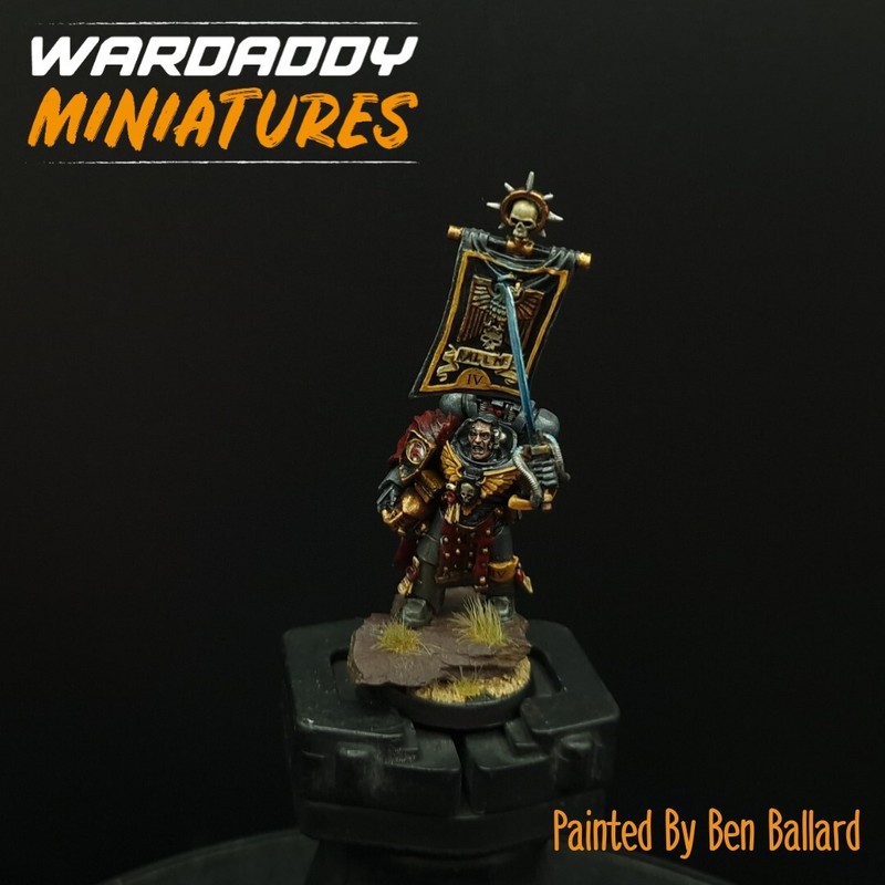 Pro Painted Warhammer 40k Red Scorpions Space Marine Captain OOP Games Workshop
