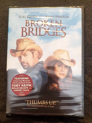 Broken Bridges - Toby Keith, Kelly Preston, Willie Nelson - 2007 DVD new sealed