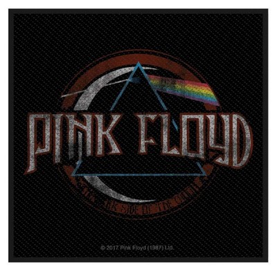 PINK FLOYD - Patch Aufnäher - Distressed Dark side of the moon 10x10cm