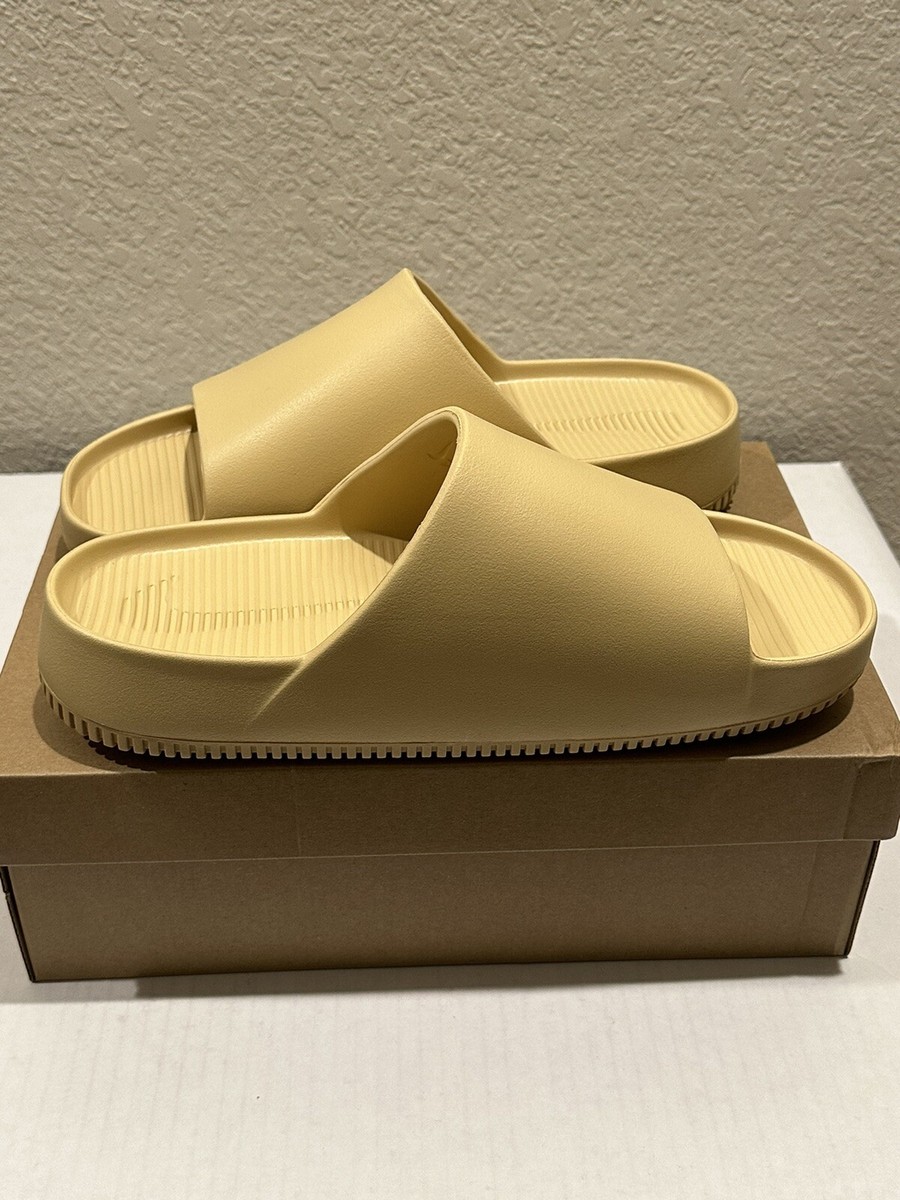 ★Nike★ kam mens slides FD4116-100 NEW* Men NIKE CALM SLIDE SAIL / SAIL (FD4116 100), Sz 7.0