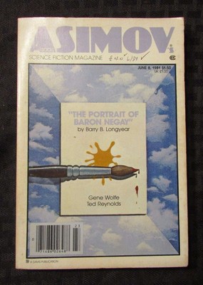 1981 Issac ASIMOV Science Fiction Magazine #40 VG+ 