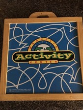Magnetic Activity Center, With Chalkboard And Wood Letters With Magnets