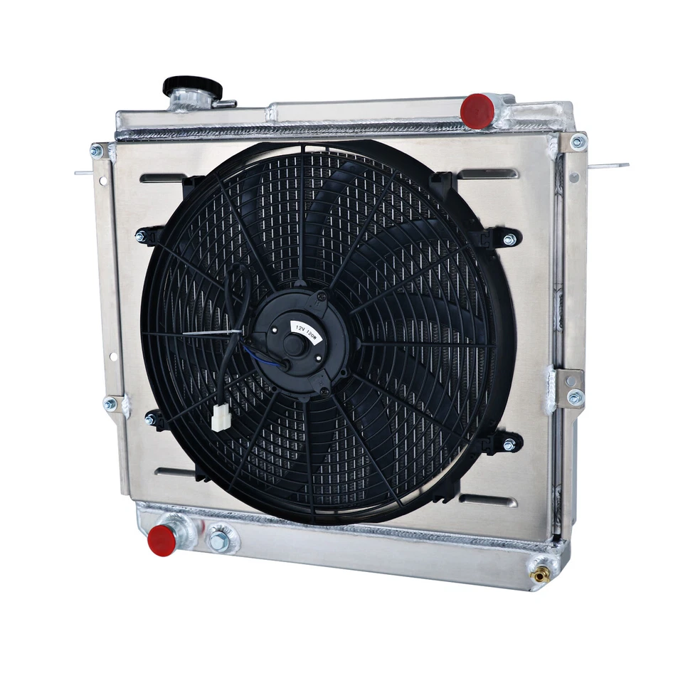 Relé de ventilador de cubierta de radiador de 3 filas para Jeep Cherokee Comanche 1984-1996 1985 1986 Foto 2 de 4