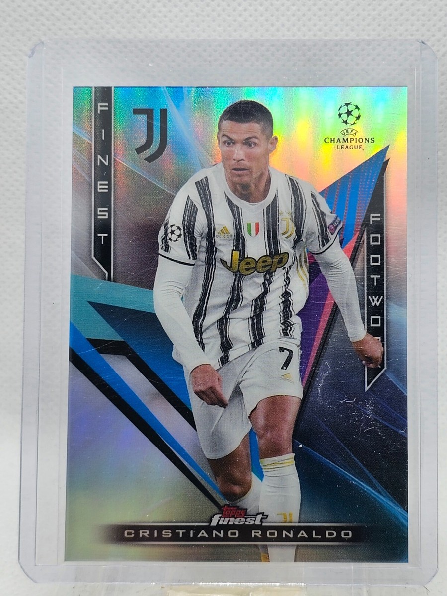 2020-2021 Topps Finest UEFA UCL Cristiano Ronaldo Finest Footwork
