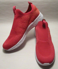 NWT Avia Memory Foam Women 11M Pink/Orange Comfort Mesh Cushion Slip on Sneaker
