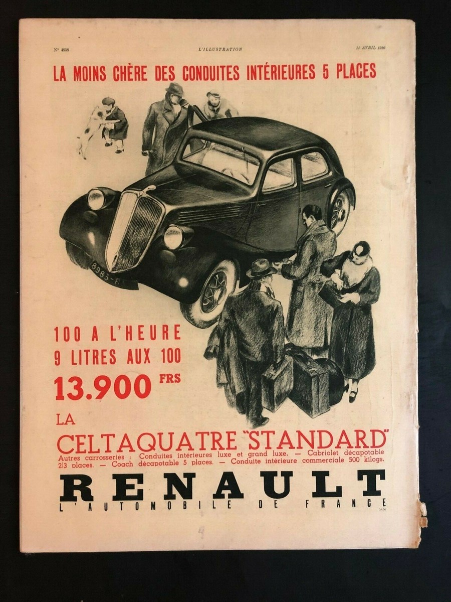 ◆ 大型 古書 [ THE TIMES LONDON ]1936年 L'Illustration Magazine April 11 1936 No 4858 - French Magazine | eBay