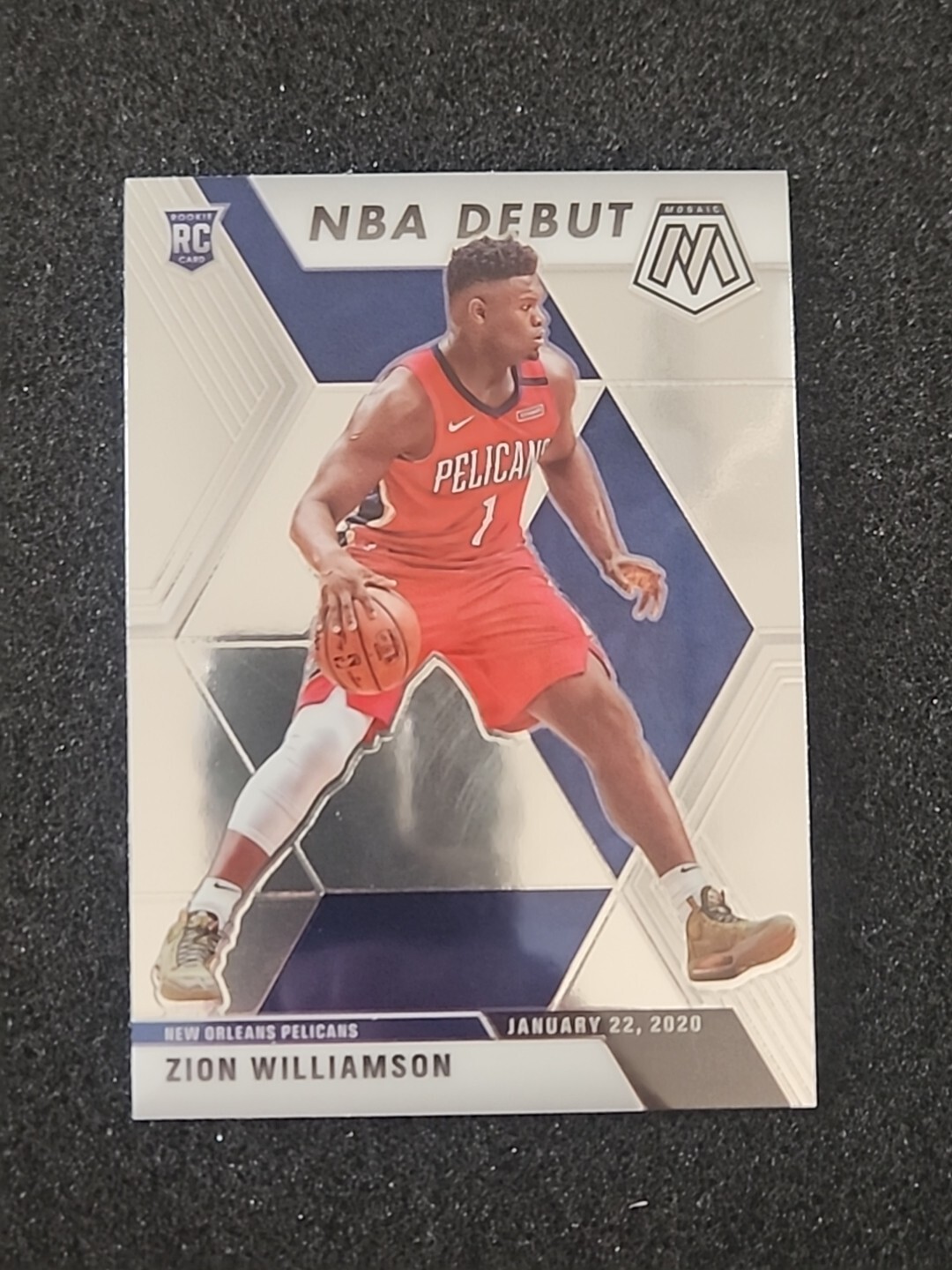 2019-2020 Mosaic Zion Williamson NBA Debut #269 New Orleans Pelicans Rookie RC
