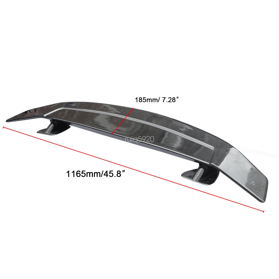 For Nissan Altima 350Z 47"Carbon Fiber Style Rear Trunk Spoiler Racing GT Wing Foto 3 de 4