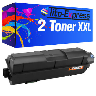 2x Toner für Kyocera TK-1170 PlatinumSerie M2040DN M2540DN M2540DNe M2540DNw M26