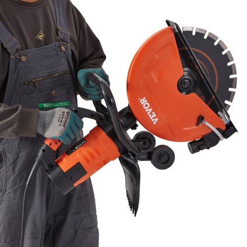 VEVOR 14'' Portable Electric Concrete Saw with Water Pump and Blade Wet/Dry - Picture 11 of 12