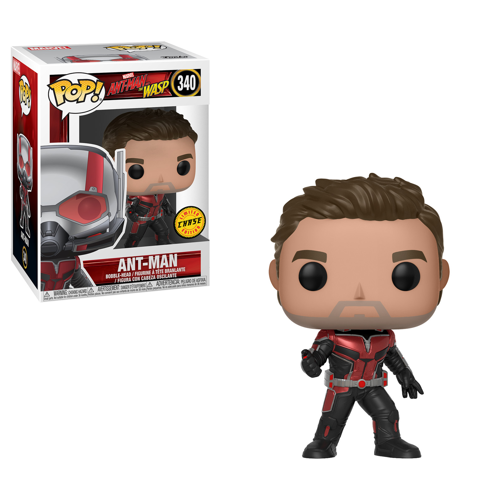 Funko Pop! Vinyl: Marvel - Ant-Man (Unmasked) (Chase) #340 Box